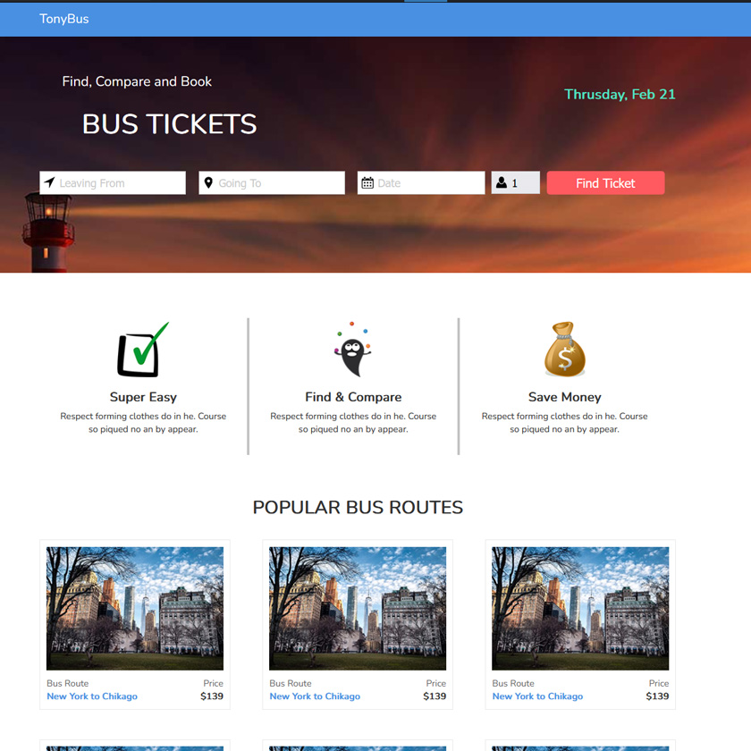 Tonybus project of Palash Bala
